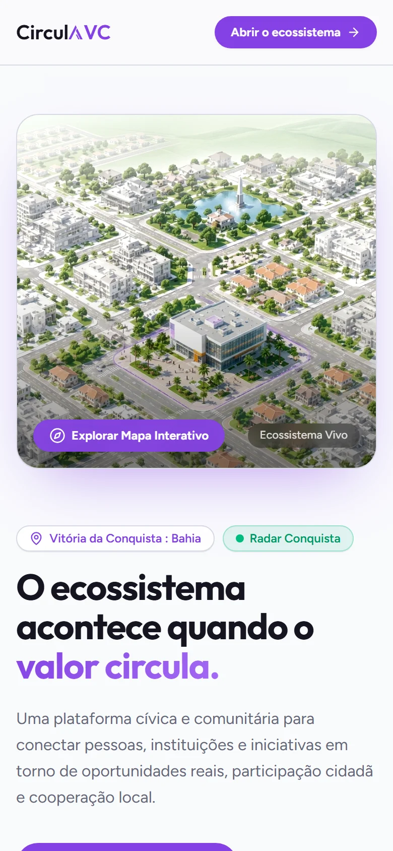 CirculaVC no celular